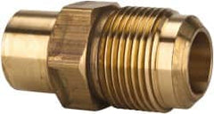 Parker - 3/4" Tube OD, 45° Brass Flared Tube Flare To Solder - 1-1/16-14 UNF - Benchmark Tooling