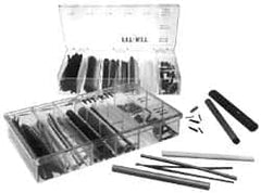 Alpha Wire - 82 Piece, Black, Heat Shrink Electrical Tubing Kit - Nylon, PVC, PVDF, SR-XLPO and XLPO - Benchmark Tooling