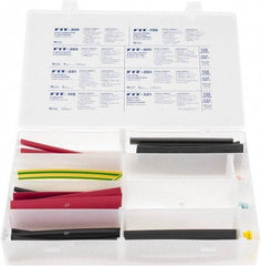 Alpha Wire - 112 Piece, Heat Shrink Electrical Tubing Kit - FEP, Nylon, PVC, PVDF and XLPO - Benchmark Tooling