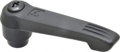 KIPP - 1/2-13, 1" Hub Diam, Glass Fiber (Steel Components) Tapped Adjustable Clamping Lever - 4.29" OAL, 2.4" High, 0.67" Hole Depth - Benchmark Tooling