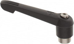 KIPP - 5/8-11, 1.18" Hub Diam, Glass Fiber (Stainless Steel Components) Tapped Adjustable Clamping Lever - 4.96" OAL, 2.83" High, 0.91" Hole Depth - Benchmark Tooling