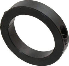 Climax Metal Products - 3-1/4" Bore, Steel, Two Piece Clamp Collar - 4-1/2" Outside Diam, 7/8" Wide - Benchmark Tooling