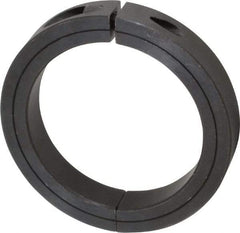 Climax Metal Products - 3-15/16" Bore, Steel, Two Piece Clamp Collar - 5-1/4" Outside Diam, 7/8" Wide - Benchmark Tooling