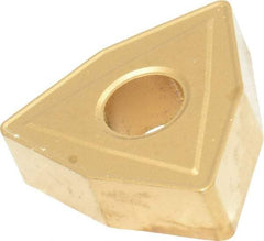 Kennametal - WNMG432 Grade KC850 Carbide Turning Insert - TiC/TiCN/TiN Finish, 80° Trigon, 1/2" Inscr Circle, 3/16" Thick, 1/32" Corner Radius - Benchmark Tooling