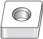 Kennametal - CNMA544 T0820 Grade KY3500 Ceramic Turning Insert - Uncoated, 80° Diamond, 5/8" Inscr Circle, 1/4" Thick, 1/16" Corner Radius - Benchmark Tooling