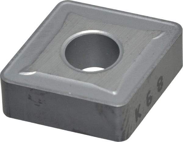 Kennametal - CNMG433 Grade K68 Carbide Turning Insert - Uncoated, 80° Diamond, 1/2" Inscr Circle, 3/16" Thick, 3/64" Corner Radius - Benchmark Tooling