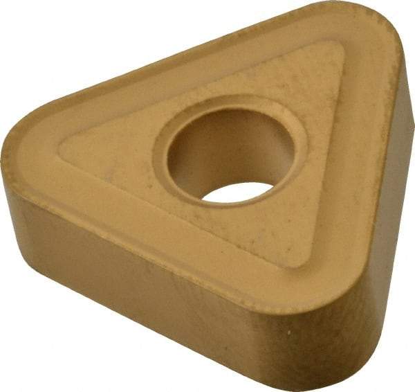 Kennametal - TNMG438 Grade KC850 Carbide Turning Insert - TiC/TiCN/TiN Finish, 60° Triangle, 1/2" Inscr Circle, 3/16" Thick, 1/8" Corner Radius - Benchmark Tooling