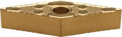 Kennametal - VNMG332 P Grade KC850 Carbide Turning Insert - TiC/TiCN/TiN Finish, 35° Diamond, 3/8" Inscr Circle, 3/16" Thick, 1/32" Corner Radius - Benchmark Tooling