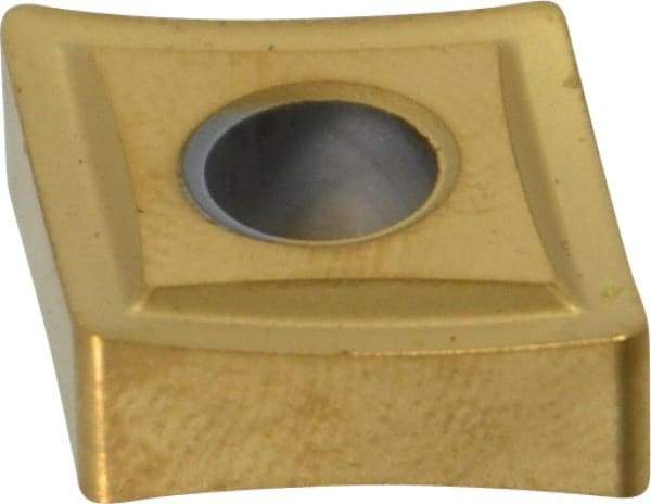 Kennametal - CNMP432 Grade KC730 Carbide Turning Insert - TiN Finish, 80° Diamond, 1/2" Inscr Circle, 3/16" Thick, 1/32" Corner Radius - Benchmark Tooling