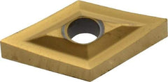 Kennametal - DNGP430 Grade KC730 Carbide Turning Insert - TiN Finish, 55° Diamond, 1/2" Inscr Circle, 3/16" Thick, 0.0039" Corner Radius - Benchmark Tooling
