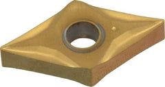 Kennametal - DNGP431 K Grade KC730 Carbide Turning Insert - TiN Finish, 55° Diamond, 1/2" Inscr Circle, 3/16" Thick, 1/64" Corner Radius - Benchmark Tooling