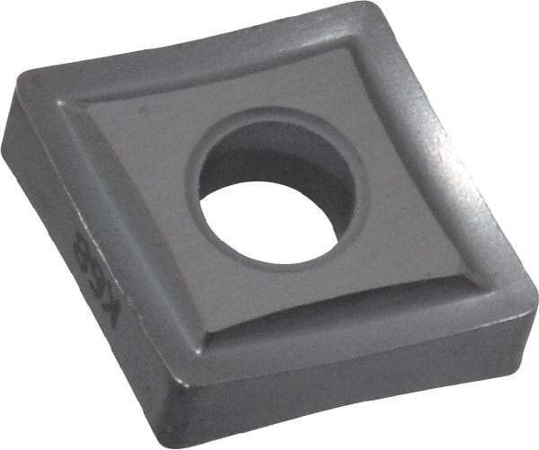 Kennametal - CNMP432 Grade K68 Carbide Turning Insert - Uncoated, 80° Diamond, 1/2" Inscr Circle, 3/16" Thick, 1/32" Corner Radius - Benchmark Tooling