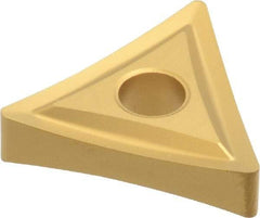 Kennametal - TNMP432 Grade KC850 Carbide Turning Insert - TiC/TiCN/TiN Finish, 60° Triangle, 1/2" Inscr Circle, 3/16" Thick, 1/32" Corner Radius - Benchmark Tooling