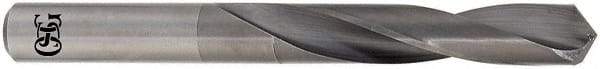 OSG - #27 118° Solid Carbide Jobber Drill - Bright Finish, Right Hand Cut, Spiral Flute, Straight Shank, 2-1/2" OAL, Standard Point - Benchmark Tooling