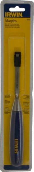 Irwin - 10-3/4" OAL x 3/8" Blade Width Wood Chisel - Polypropylene Handle - Benchmark Tooling