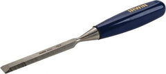 Irwin - 10-3/4" OAL x 5/8" Blade Width Wood Chisel - Polypropylene Handle - Benchmark Tooling