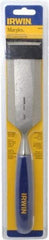 Irwin - 10-3/4" OAL x 2" Blade Width Wood Chisel - Polypropylene Handle - Benchmark Tooling