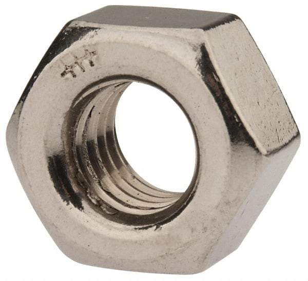 Value Collection - M10x1.50 Metric Coarse Stainless Steel Right Hand Heavy Hex Nut - 17mm Across Flats, 10mm High, Uncoated - Benchmark Tooling