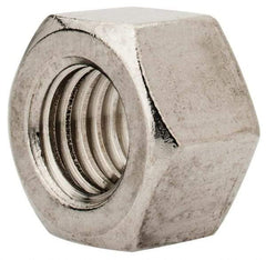 Value Collection - M12x1.75 Metric Coarse Stainless Steel Right Hand Heavy Hex Nut - 19mm Across Flats, 12mm High, Uncoated - Benchmark Tooling