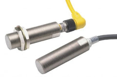 Omron - NC, NC, 2mm Detection, Cylinder Shielded, Inductive Proximity Sensor - 2 Wires, IP67, 12 to 24 VDC, M12x1 Thread, 69mm Long x 21mm Wide - Benchmark Tooling