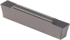 Kennametal - 0305G B Grade KC9320, 3.05mm Cutting Width Carbide Grooving Insert - 3.51mm Max Depth of Cut, Neutral, 0.2mm Corner Radius, TiCN/Al2O3 Finish - Benchmark Tooling