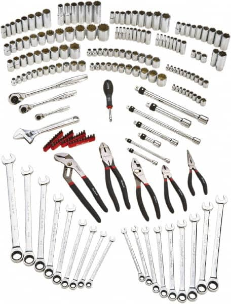 Blackhawk by Proto - 205 Piece 1/4, 3/8 & 1/2" Drive Master Tool Set - Tools Only - Benchmark Tooling