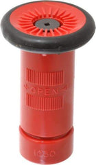 Made in USA - 1" Hose Diam NPSH Constant Flow Hose Nozzle - 22 Max GPM, Polyurethane, 100 psi - Benchmark Tooling