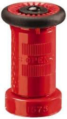 Made in USA - 2" Hose Diam NPSH Constant Flow Hose Nozzle - 150 Max GPM, Polyurethane, 100 psi - Benchmark Tooling
