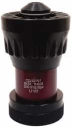 Made in USA - 1-1/2" Hose Diam NST Adjustable Fog Hose Nozzle - 90 Max GPM, Polyurethane, 100 psi - Benchmark Tooling