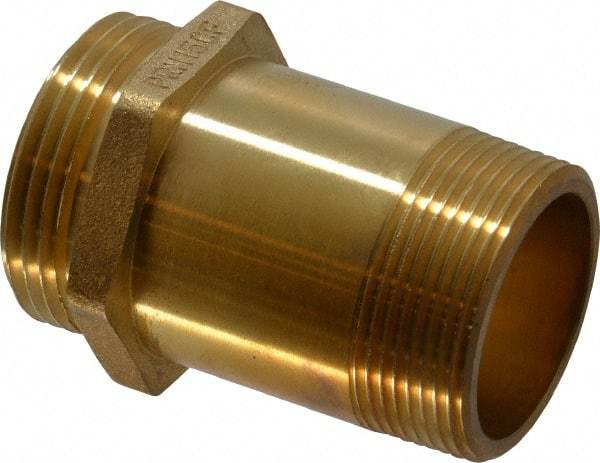 Value Collection - Brass Nipple - For Use with Fire Hose - Benchmark Tooling