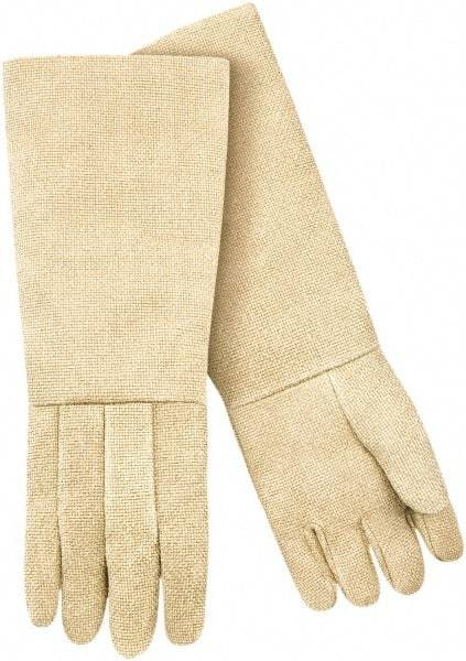 Steiner - Size Universal Wool Lined Fiberglass Heat Resistant Glove - 23" OAL, Slip-On Cuff - Benchmark Tooling