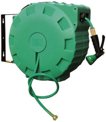 Value Collection - 80' Spring Retractable Hose Reel - 140 psi, Hose Included - Benchmark Tooling