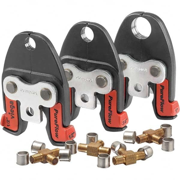 Ridgid - Presser Replacement Jaws Type: Pressing Jaws Jaw Size Range: 1" to 1-1/4" (Inch) - Benchmark Tooling