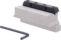 Iscar - Tool Block Style TGTBU, 1.38" Blade Height, 4.331" OAL, 2.2"& OAH, Indexable Cutoff Blade Tool Block - 1" Shank Height, 1.024" Shank Width, Series Tang-GripIQ - Benchmark Tooling