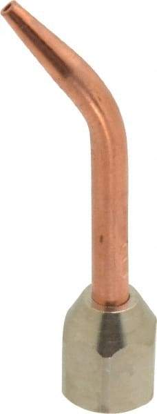 Miller-Smith - Curved Torch Tip - Tip Number 6, MAPP, Propylene, For Use with Smith Equipment - Exact Industrial Supply