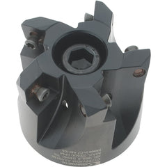 Kennametal - 2" Cut Diam, 3/4" Arbor Hole Diam, Indexable Square-Shoulder Face Mill - Benchmark Tooling