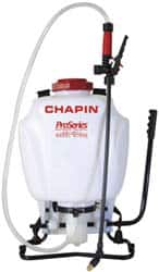 Chapin - 4 Gal Garden Backpack Sprayer - Reinforced Hose, Polyethylene Tank, For Industrial Applications - Benchmark Tooling