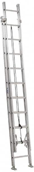 Louisville - 20' High, Type IA Rating, Aluminum Industrial Extension Ladder - Benchmark Tooling