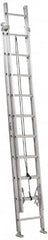 Louisville - 16' High, Type IA Rating, Aluminum Industrial Extension Ladder - Benchmark Tooling