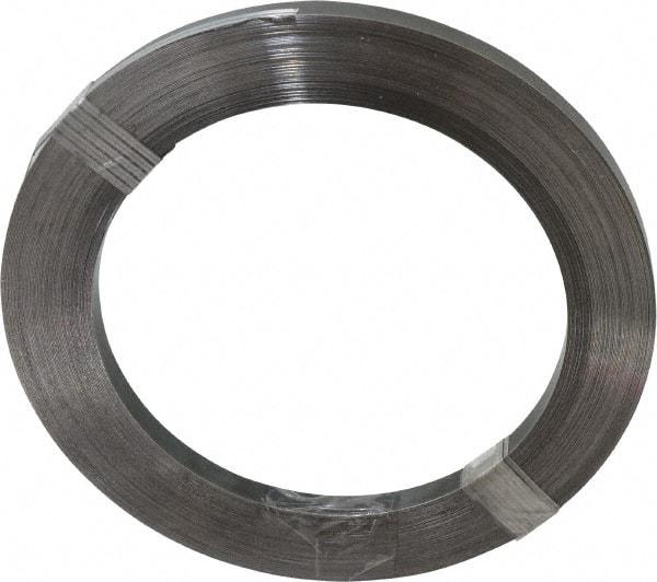 Value Collection - 1 Piece, 100 Ft. Long x 1/2 Inch Wide x 0.02 Inch Thick, Roll Shim Stock - Spring Steel - Benchmark Tooling