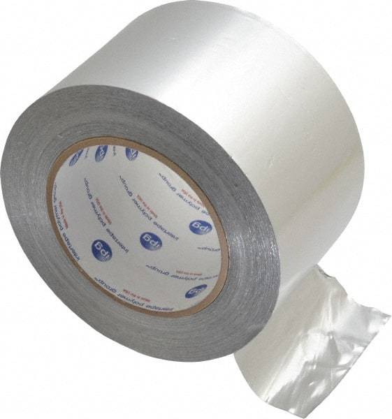 Intertape - 3" x 60 Yds Silver Foil Tape - 5 mil, Acrylic Adhesive, Aluminum Foil Backing, 28 Lb/ln Tensile Strength, -29.2°F to 325°F, Series ALF300 - Benchmark Tooling