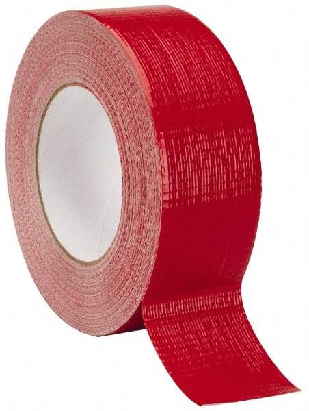 Intertape - 2" x 55m Red Duct Tape - 9 mil, Rubber Adhesive, Polyethylene Cloth Backing, 18 Lb/ln Tensile Strength, 32°F to 160°F, Series AC20 - Benchmark Tooling