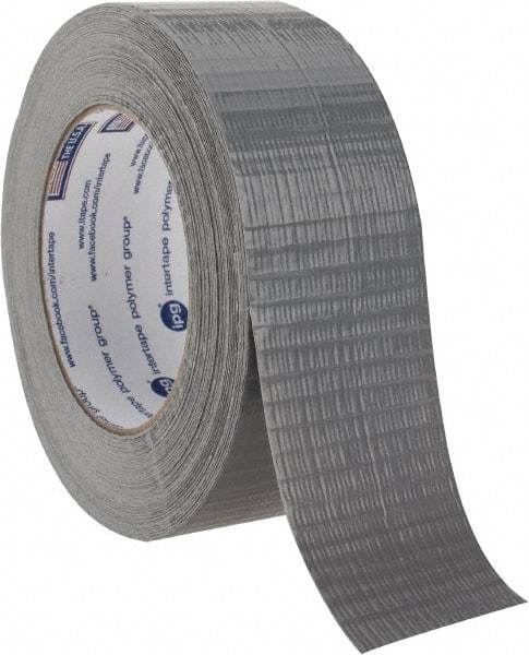 Intertape - 2" x 55 Yds Silver Duct Tape - 7 mil, Rubber Adhesive, Polyethylene Film Backing, 17 Lb/ln Tensile Strength, Series AC10 - Benchmark Tooling