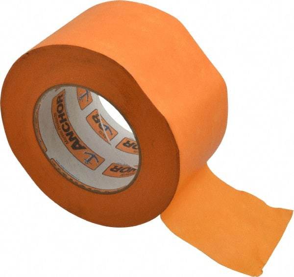 Intertape - 3" Wide x 60 Yd Long Orange Paper Masking Tape - Series Orange Mask, 7.1 mil Thick, 23 In/Lb Tensile Strength - Benchmark Tooling