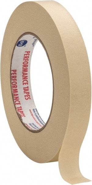 Intertape - 3/4" Wide x 60 Yd Long White Paper Masking Tape - Series PG49, 6.7 mil Thick, 24 In/Lb Tensile Strength - Benchmark Tooling