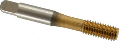 Accupro - 3/8-16 UNC H5 Thread Limit Bottoming Thread Forming Tap - Powdered Metal High Speed Steel, TiN Finish, 2-15/16" OAL - Benchmark Tooling