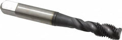 Accupro - 5/16-24 UNF 3 Flute 3B Modified Bottoming Spiral Flute Tap - Powdered Metal, TiCN Finish, 2-23/32" OAL, Right Hand Flute, Right Hand Thread, H3 - Benchmark Tooling