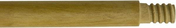 O-Cedar - 60 x 1" Wood Squeegee Handle - Threaded Connection, Tan - Benchmark Tooling