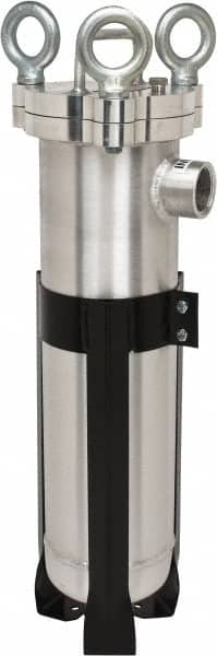 Pentair - 1-1/4 Inch, Aluminum, Bag Filter Housing - FNPT End Connection, 40 GPM Max Flow - Benchmark Tooling