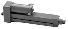 Duff-Norton - 12" Stroke Len, 25% Duty Cycle, 12 Volt, Linear Electromechanical Actuator with Limit Switch - DC Input, 0.5" per Second, 100 Lb Capacity - Benchmark Tooling